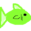 green fish