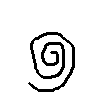 a small spiral